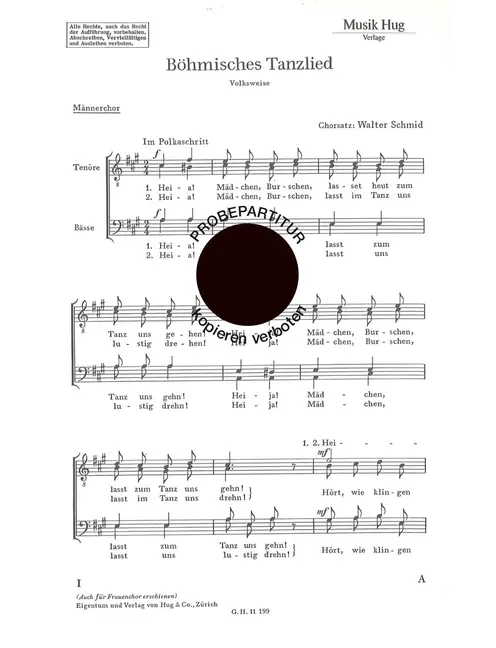 Böhmisches Tanzlied